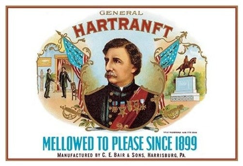 General Hartranft Cigars- Canvas Poster 20" x 30"