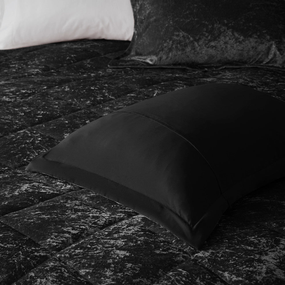 Intelligent Design Felicia Crushed Velvet 4-Piece Comforter Set