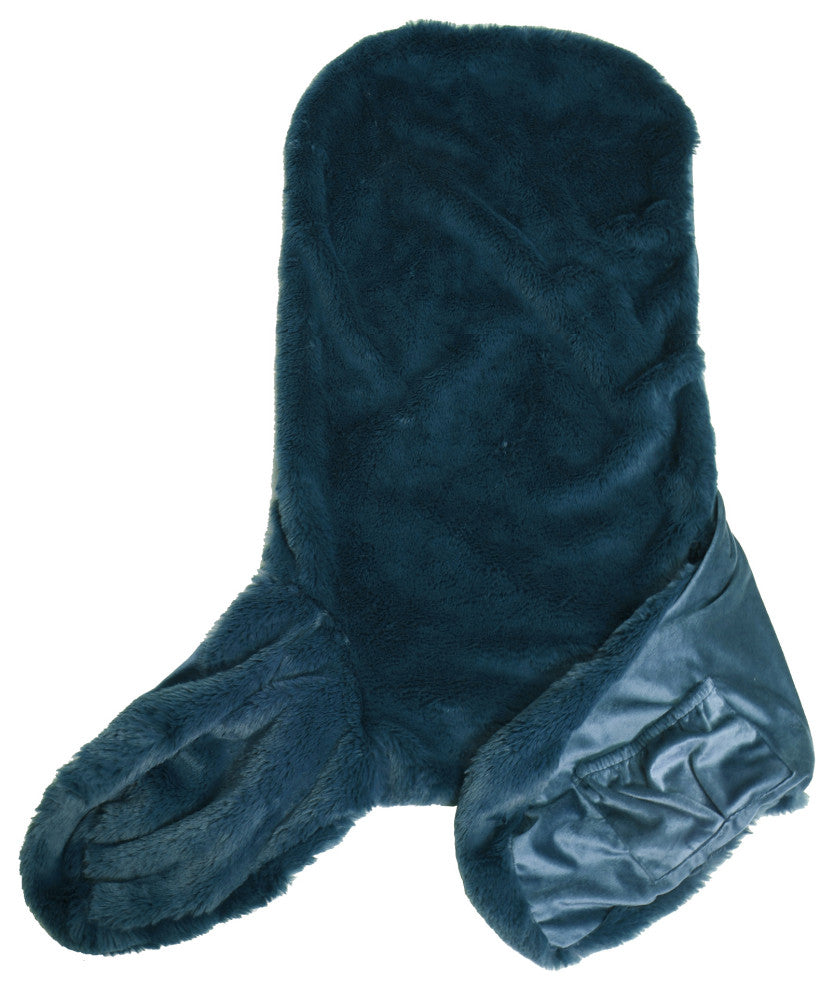 Faux Fur Bedrest Shell, Dragonfly, 28"x30" X17"