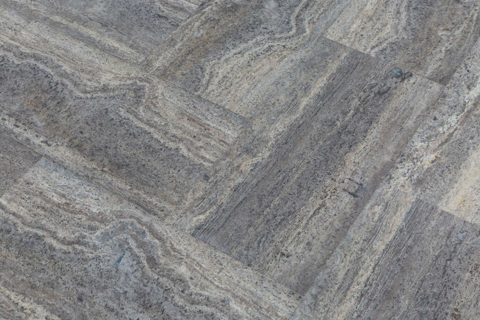Classic Travertine Tiles - Tumbled - 4"x4"x3/8", 5 Sqft Boxed