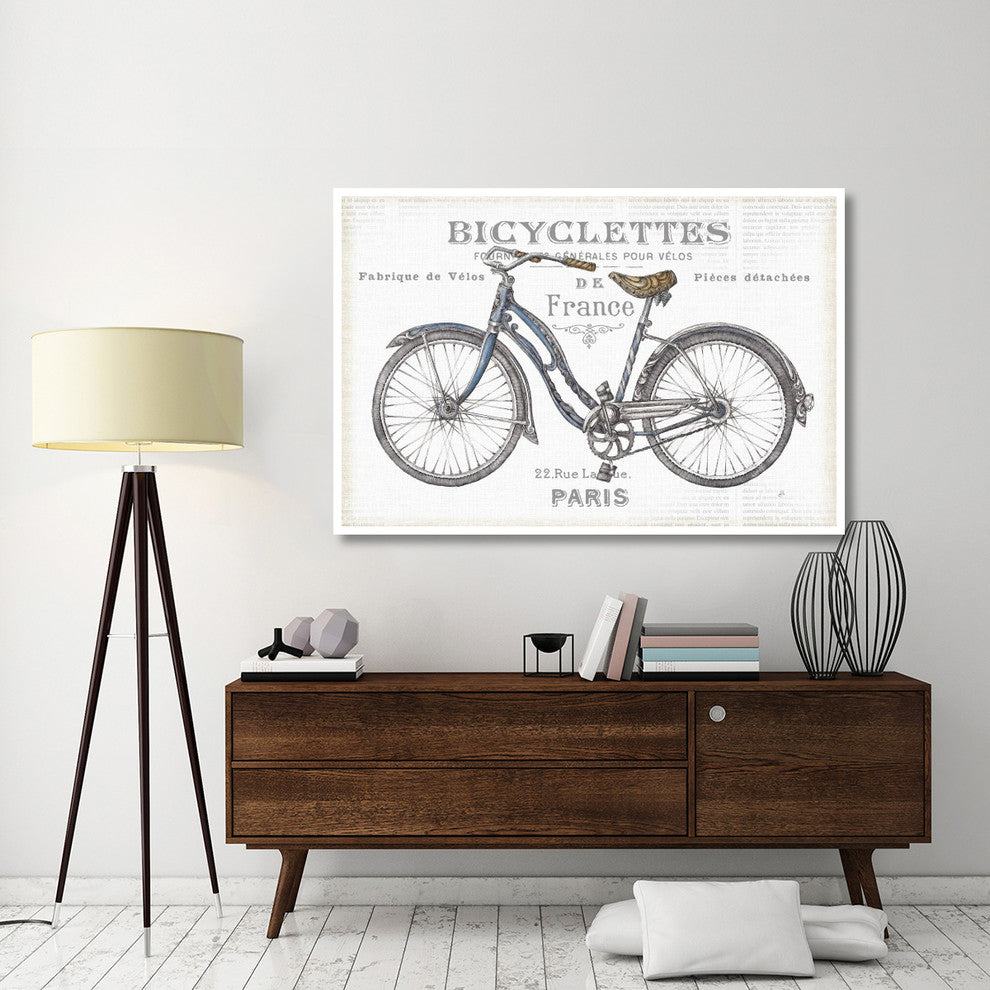 "Bicycles II" Digital Paper Print by Daphne Brissonnet, 62"x42"