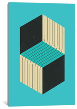 "Cubes VII" Print by Jazzberry Blue, 40"x26"x1.5"