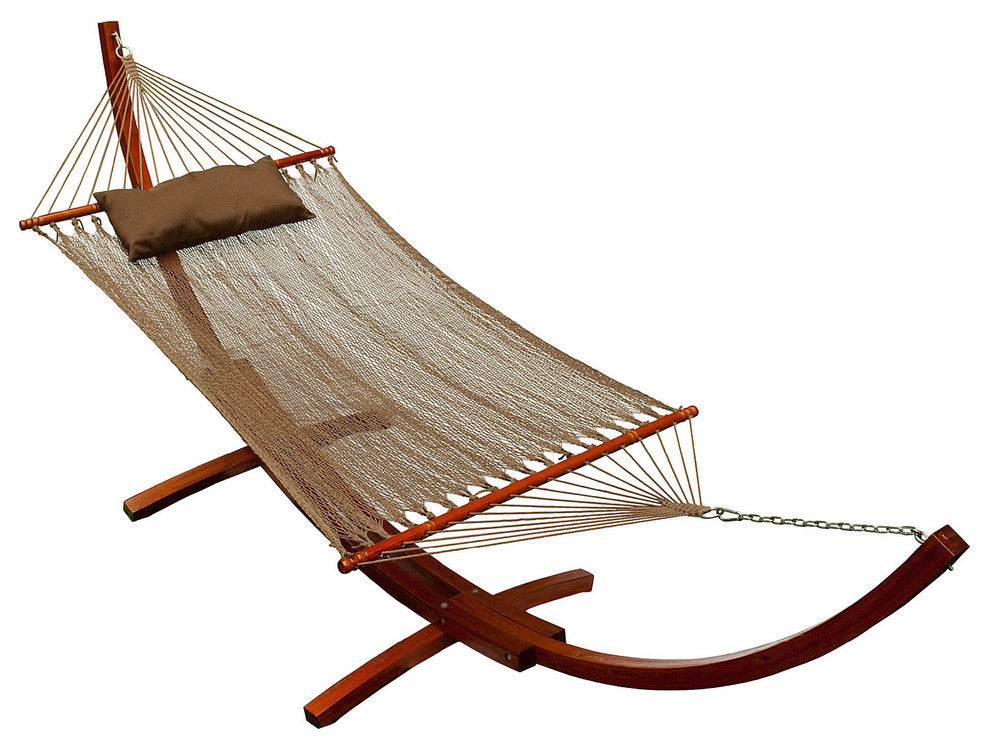 12' Arc Stand and Caribbean Hammock with Pillow