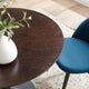 Dining Table, Round, Wood, Black Dark Brown, Modern, Cafe Bistro Restaurant