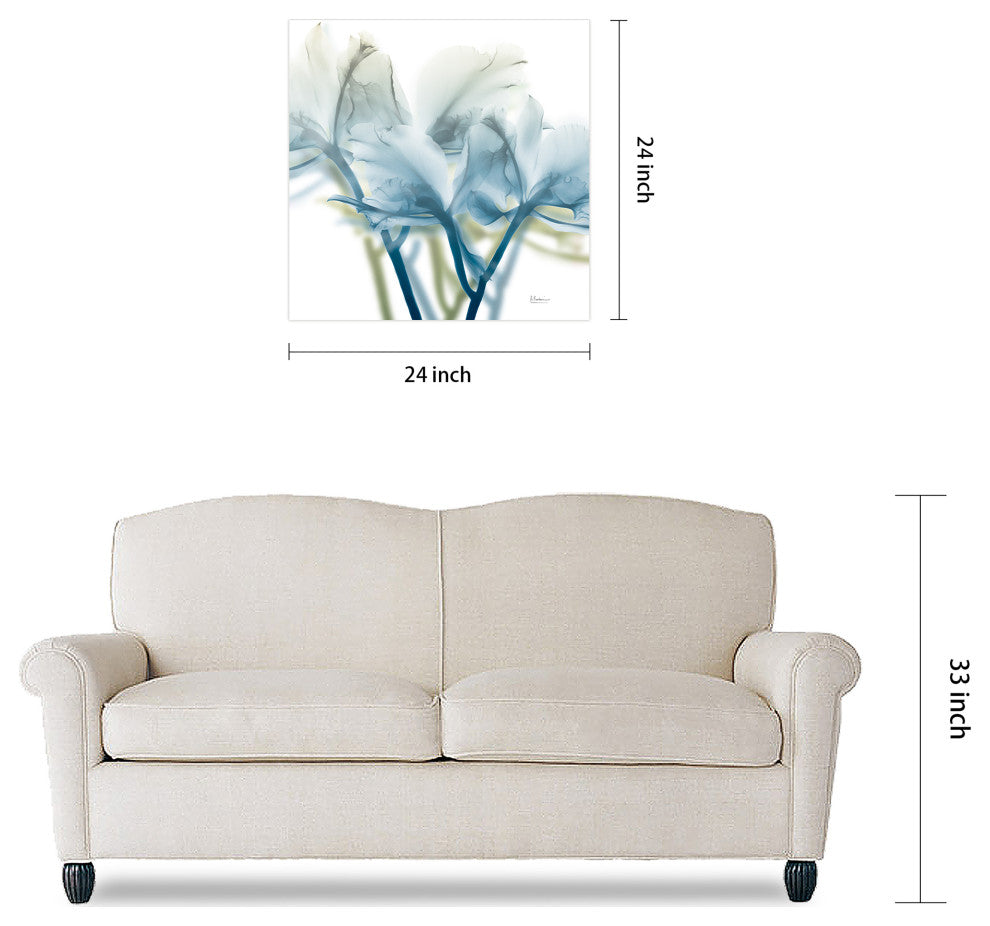 "Unfocused Beauty3"Frameless Free Floating Panel Graphic Wall Art, 24"x24"