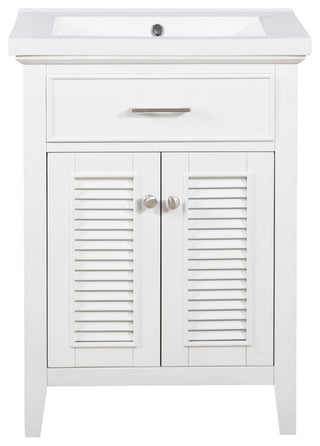 Cameron 24" Single Sink Vanity, White