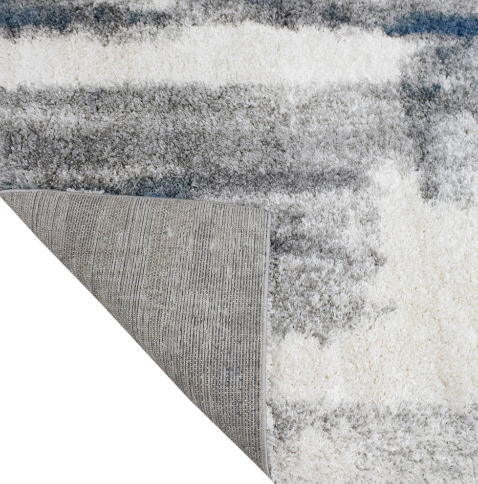 Noori Rug Shag Walsh Blue/Grey Rug