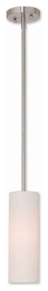 Meridian 1-Light Mini Pendant, Brushed Nickel