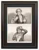 Framed Stocks Up - Stocks Down by Currier and Ives 1849