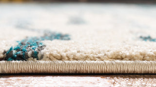 Rug Unique Loom Estrella Light Blue Rectangular 5' 0 x 8' 0