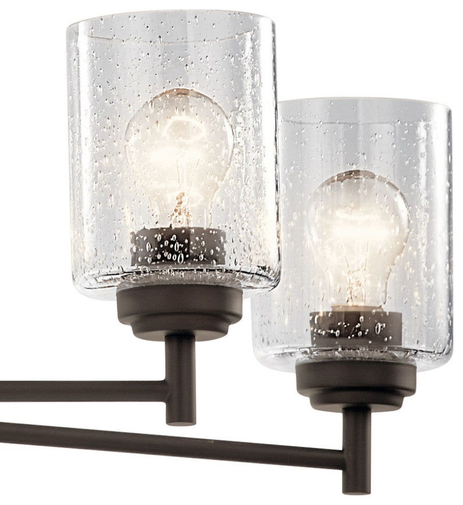 Kichler Winslow 8 Light 1 Tier Small Chandelier, Olde Bronze