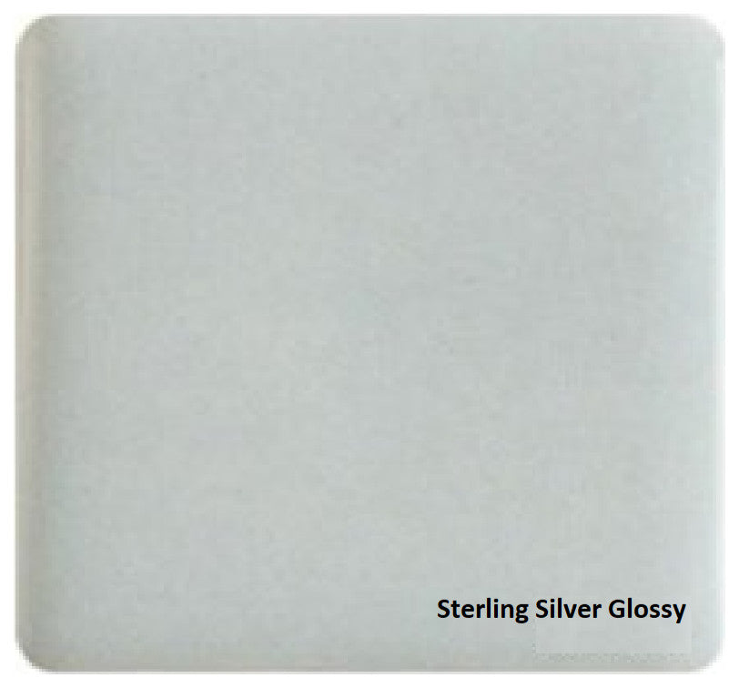Recess Porcelain Rectangle Soap Dish Niche Shelf Bathroom Shower Holder, Sterling Silver Glossy