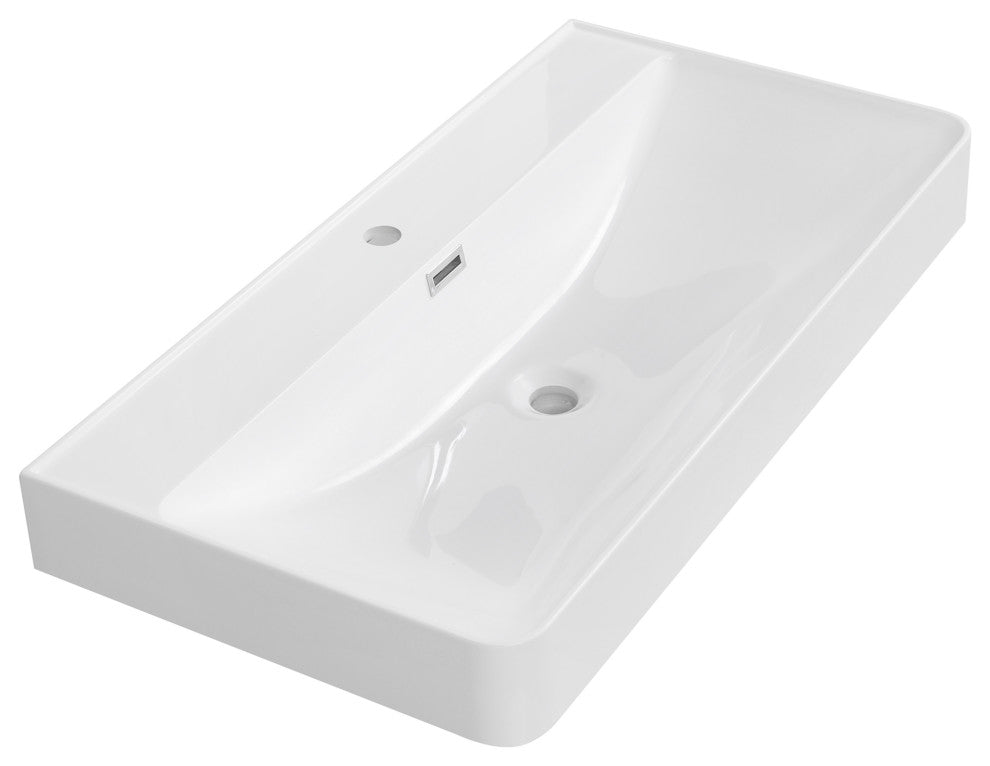35" Solid Surface Resin Streamline K-1711-35 Vanity Top