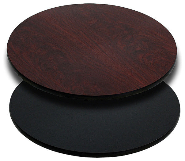 24" Round Table Top With Reversible Laminate Top