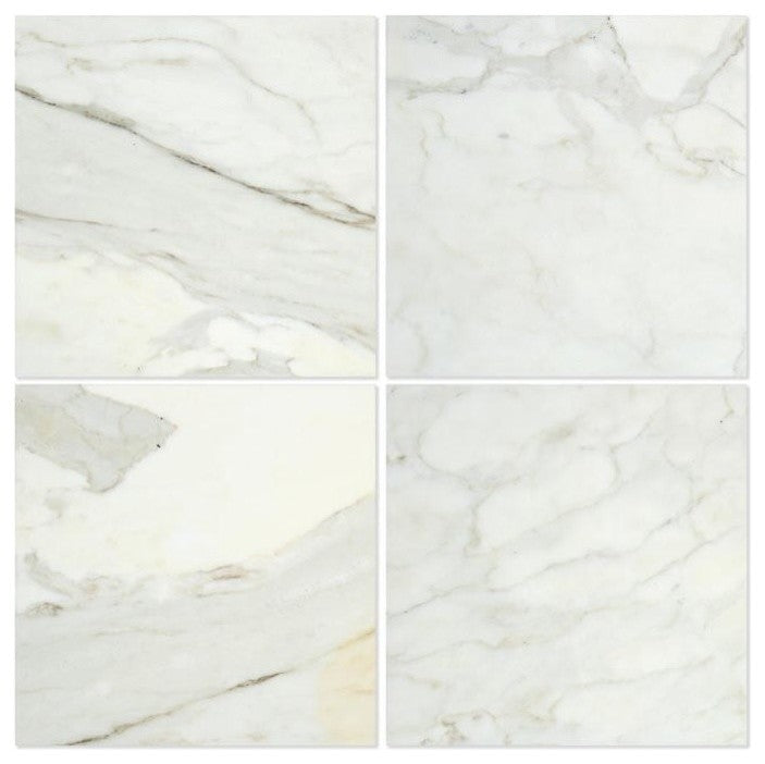 12 X 12 Calacatta Gold Marble Polished Field Tile