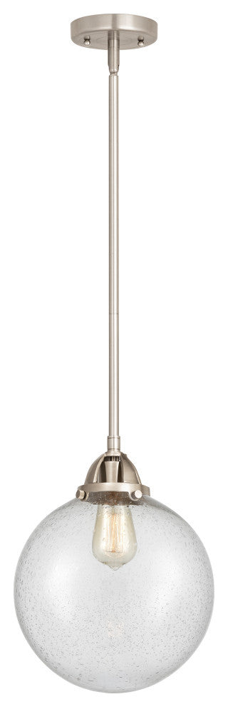 Beacon Mini Pendant, Brushed Satin Nickel, Seedy, Seedy