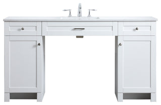 60" ADA Compliant Bathroom Vanity, White