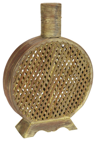 Open Weave Decorative Vase