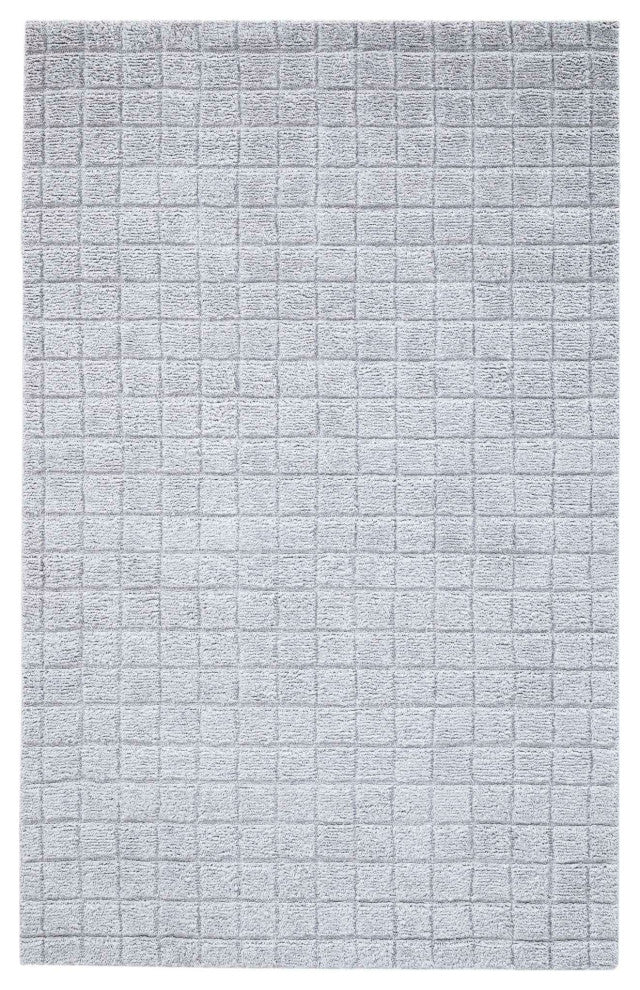 Manhattan Squares Area Rug, Gray, 8'x10'