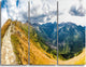 "Low Tatras Hike Panorama" Metal Wall Art, 3 Panels, 36"x28"