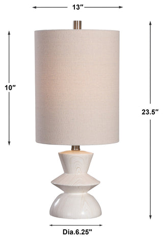 Uttermost Stevens Bleached Wood Buffet Lamp