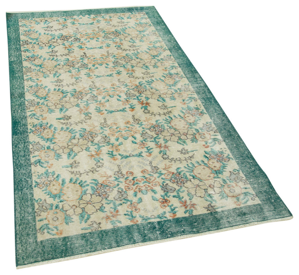 Rug N Carpet - Hand-knotted Oriental 3' 9" x 6' 9" Over-dyed Small Area Rug