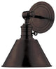 Garden City 1-Light Wall Sconce, Old Bronze, Metal