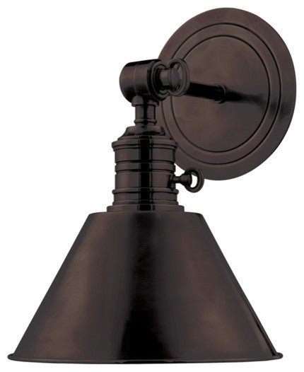 Garden City 1-Light Wall Sconce, Old Bronze, Metal