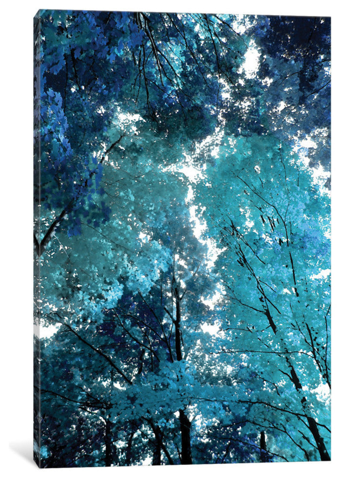 "Blue Forest I" by Derek Scott, Canvas Print, 18"x12"
