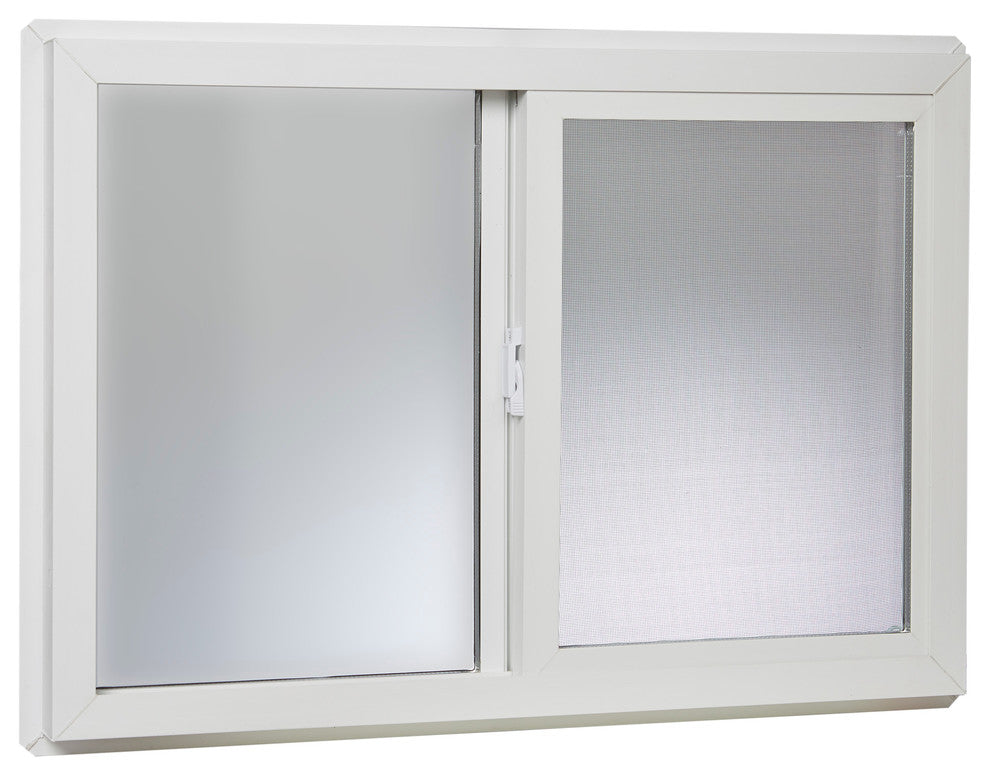 32x22 Vinyl Left, Hand Sliding Window with Dual Pane Insulated Glass