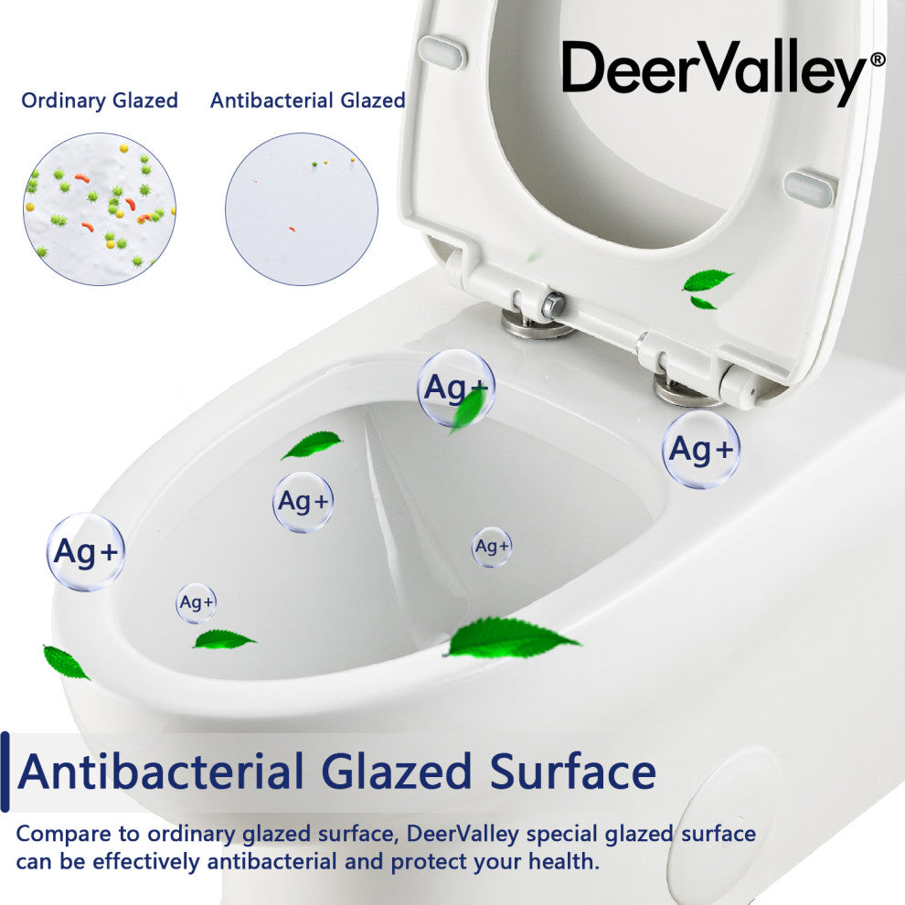 Standard ADA Height One-Piece Elongated Toilet, Dual Flush, 0.8/1.28 GPF