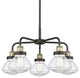 Innovations Lighting 916-5CR-14-25 Olean Chandelier Olean 5 Light - Black