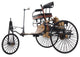 c1886 Three Wheeled Mercedes Benz Motor Car Sculpture