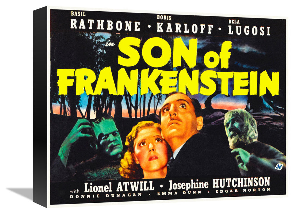 "Son of Frankenstein" Canvas Giclee by Hollywood Photo Archive, 16"x13"