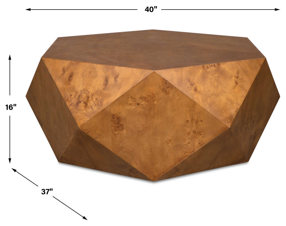 Uttermost Hughes Geometric Coffee Table