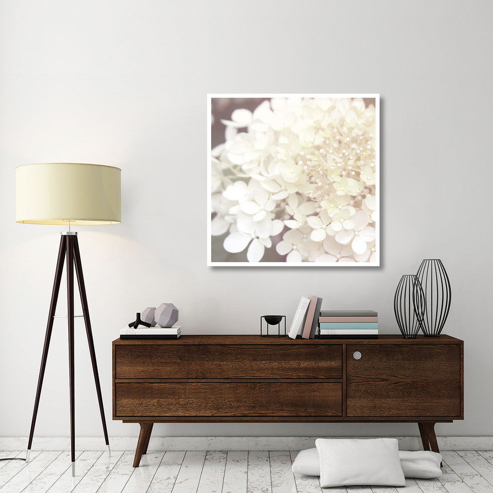 "Hydrangea Dream II" Digital Paper Print by Laura Marshall, 42"x42"