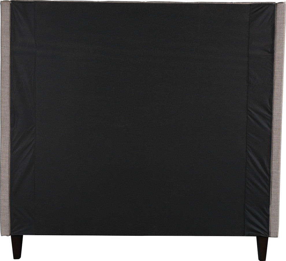 Zuo Modern Gilded Age Queen Bed Dove Gray