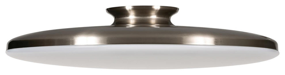Skye, LED Flush Mount, 19", Satin Nickel