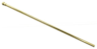 3/8" OD Bullnose Faucet Riser, Polished Brass