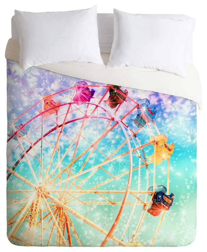 Deny Designs Lisa Argyropoulos Galaxy Wheel Duvet Cover - Lightweight