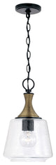 Capital Lighting, 345611KB, 7"Wx14"H 1-Light Pendant
