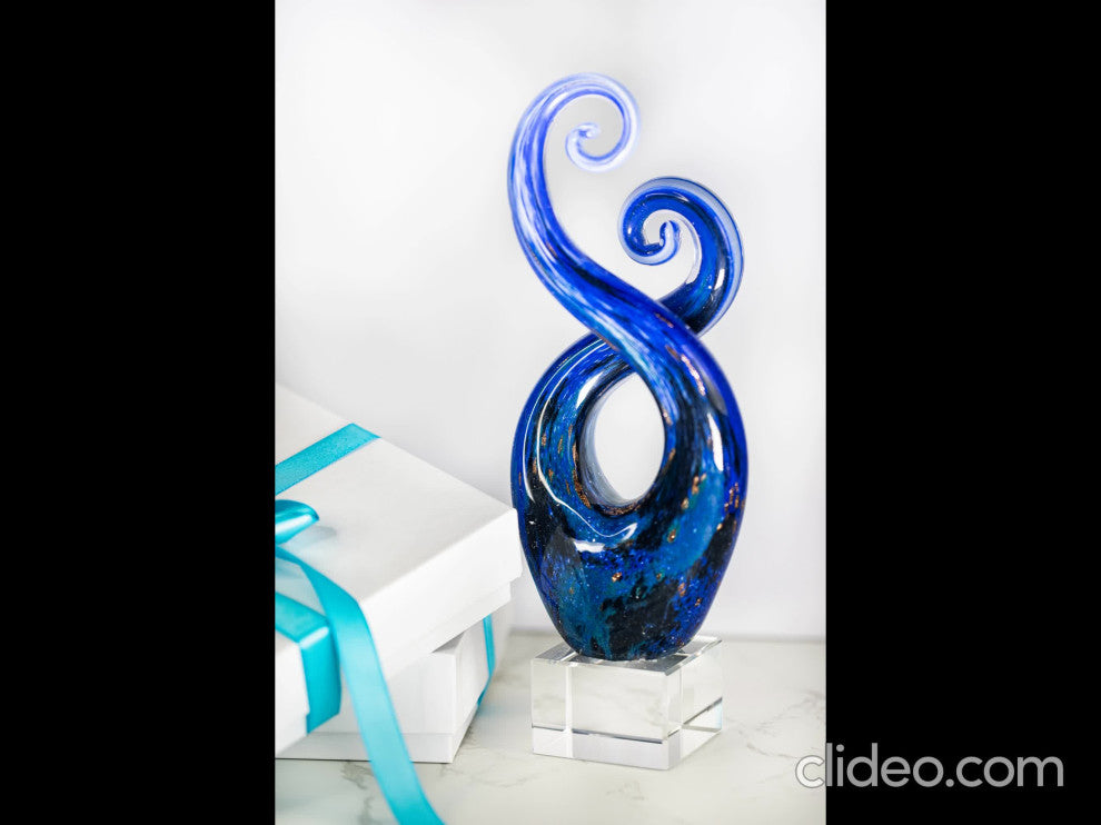 Monet 10" Swirl Centerpiece