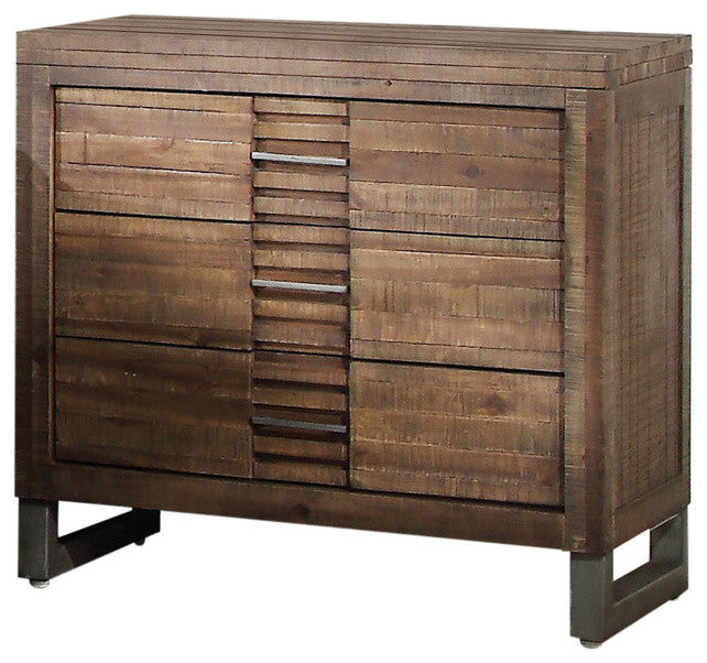 Andria Nightstand Reclaimed Oak Finish