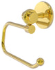 Satellite Orbit Two Euro Twist Accent Toilet Tissue Holder, Polished Brass
