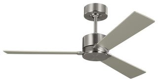 Rozzen 44" Ceiling Fan Brushed Steel