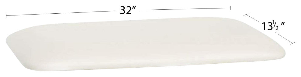 Replacement Cushion Shower Seat Top Only, 32"