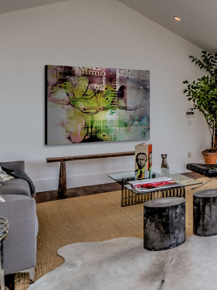 "Symbolism" Print on Brushed Aluminum, 36"x24"
