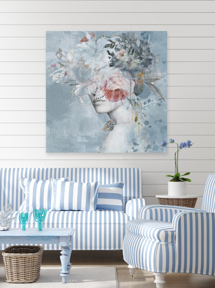 "Gold" Painting Print on Wrapped Canvas, 48x48
