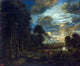 Aert Van der Neer Night Landscape With a River Wall Decal Print