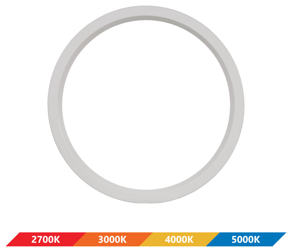 DSE5 Round 5" Edge-Lit LED Surface Mount Downlight, 4000k